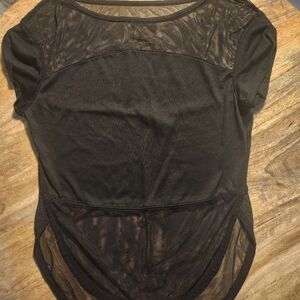 Fabletics semi mesh top
